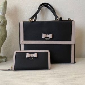 Kate Spade Hazel Court Mason Bow Tie Wallet
